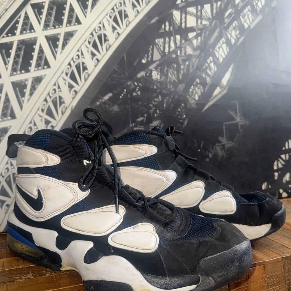 Nike Black and White High-Top Sneakers